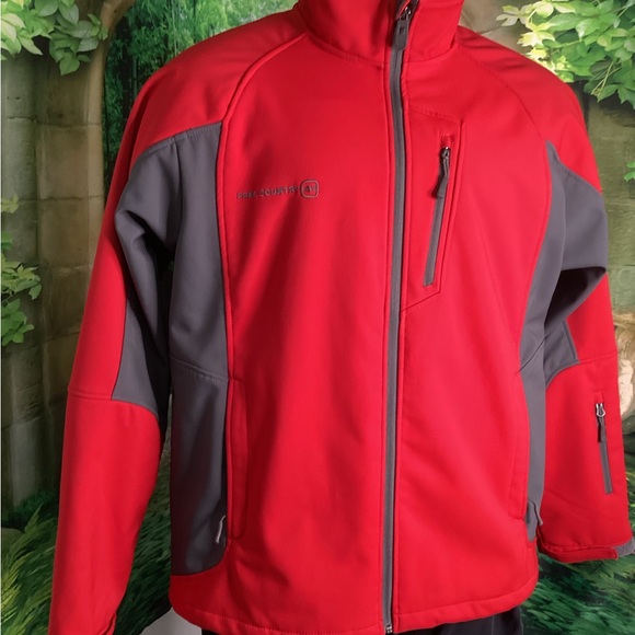 Free Country Red and Gray Performance Jacket - Picture 2 of 13